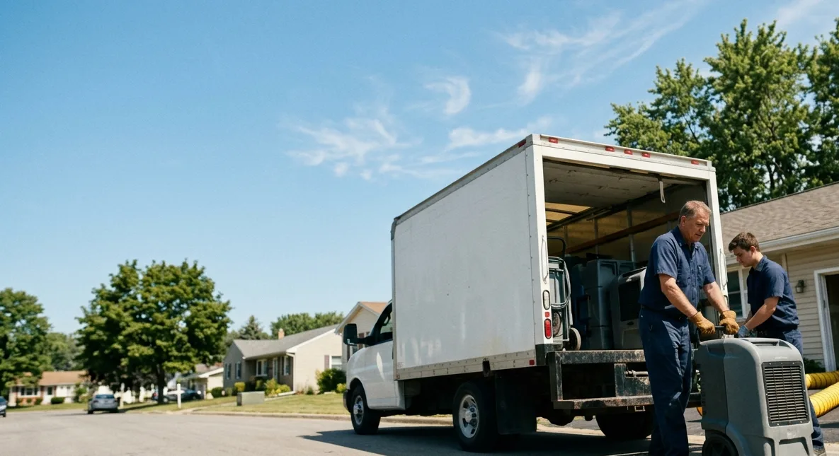 Water Damage Cleanup in Bluff Springs, IL near me